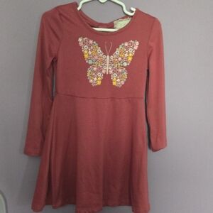 Kids Butterfly Dress in Pink